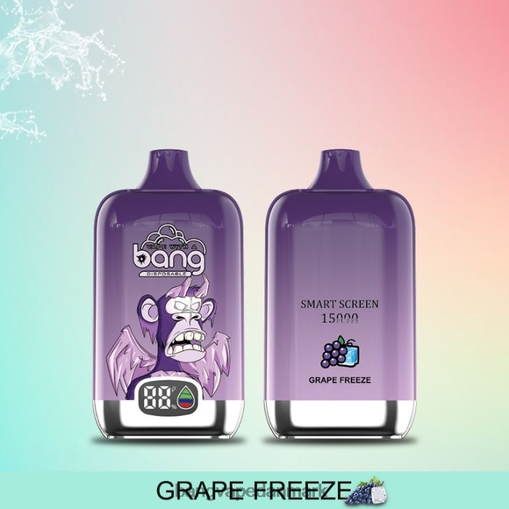 Bang Vape Digital Smart Screen 15000 sug 25ml engangs - Vape Gang disposables 0P6VZ11