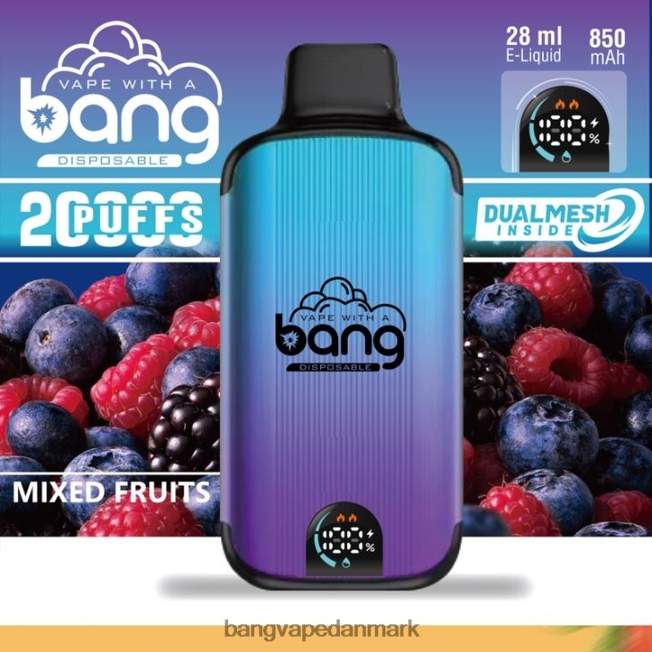 Bang Vape Digital Smart Screen 20000 pust engangs - Bape Vape shop 0P6VZ3