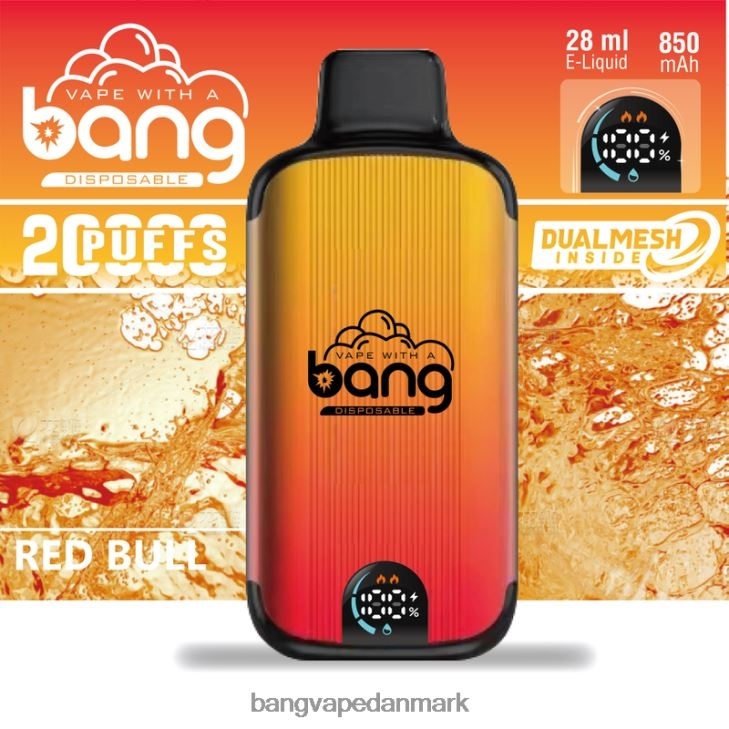 Bang Vape Digital Smart Screen 20000 pust engangs - Bape Vape shop 0P6VZ3