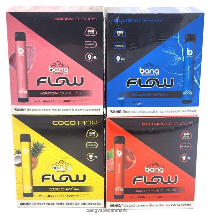 Bang Vape Flow 3.500 sug (æske med 10) engangs - Bang box puff 0P6VZ37