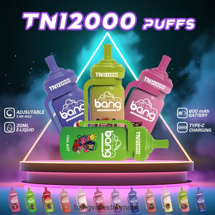Bang Vape TN12000 pod med mesh spole engangs - Vape Gang vape 0P6VZ5