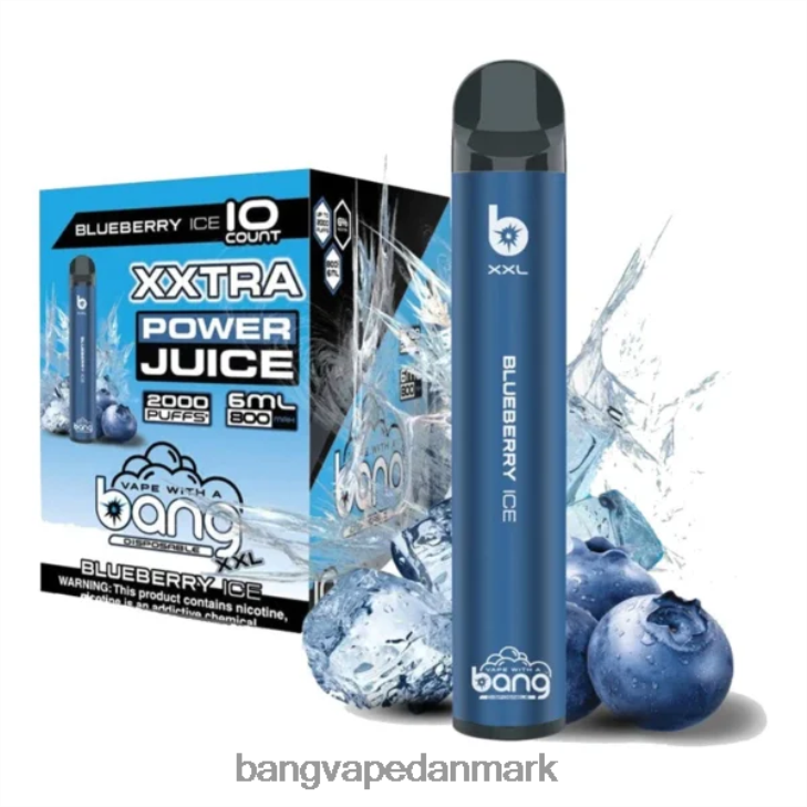 Bang Vape XXL 2000 pust blåbæris - Bape Vape Danmark 0P6VZ14