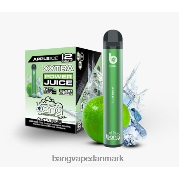 Bang Vape XXL 2000 pust æbleis - Vape Gang shop 0P6VZ12