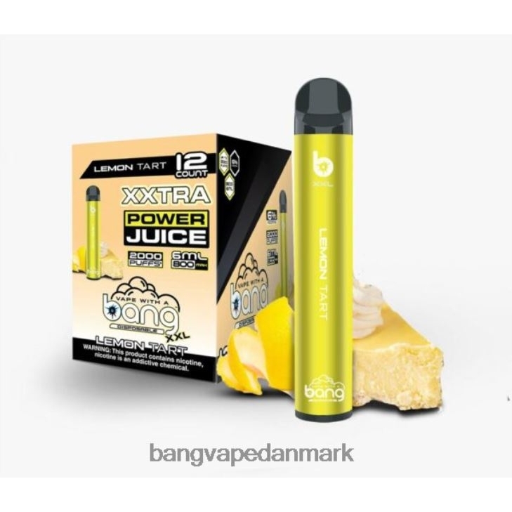 Bang Vape XXL 2000 pust citrontærte - Vape Gang Danmark 0P6VZ19