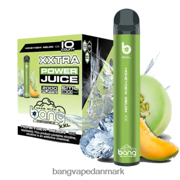 Bang Vape XXL 2000 pust honningmelon is - Bape Vape disposable 0P6VZ18