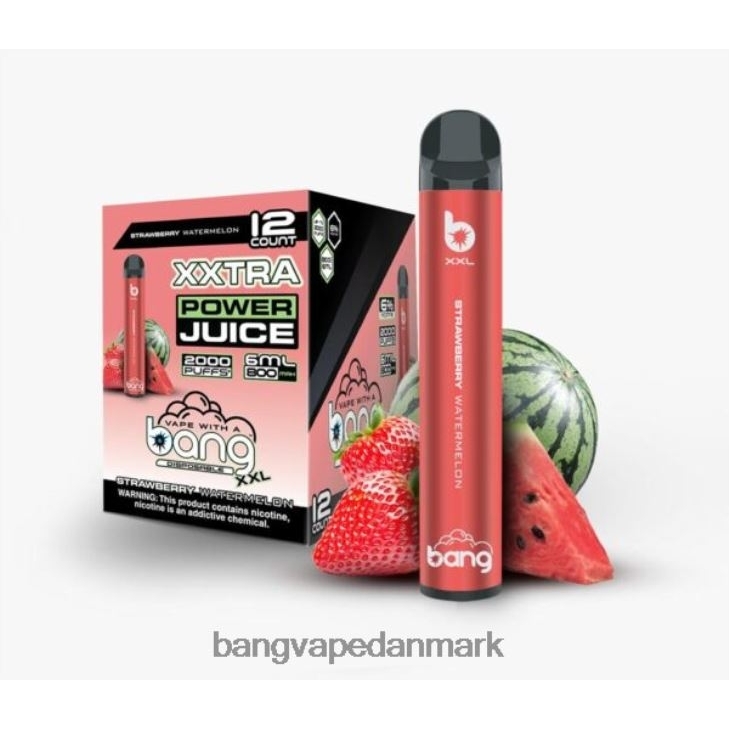Bang Vape XXL 2000 pust jordbær vandmelon - Bape Vape Danmark 0P6VZ24