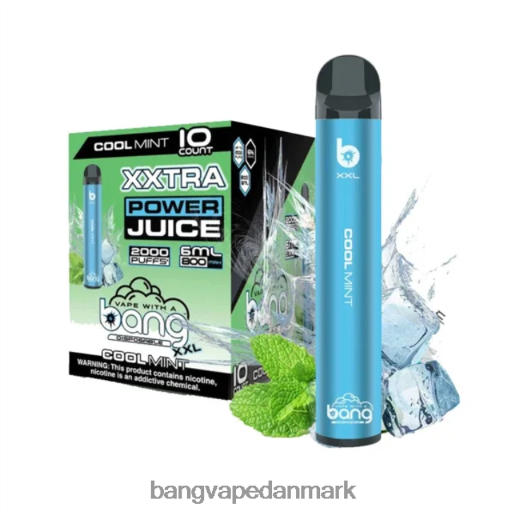 Bang Vape XXL 2000 pust kølig mynte - Bape Vape København 0P6VZ16