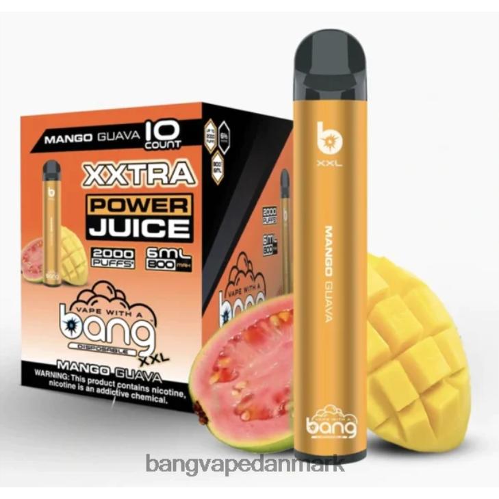 Bang Vape XXL 2000 pust mango guava - Vape Gang København 0P6VZ20
